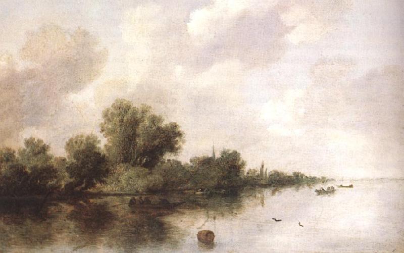 RUYSDAEL, Salomon van River Scene oil painting image